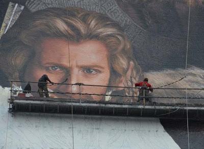 Impresionante mural de 45 metros de El Hobbit