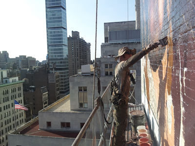 Impresionante mural de 45 metros de El Hobbit