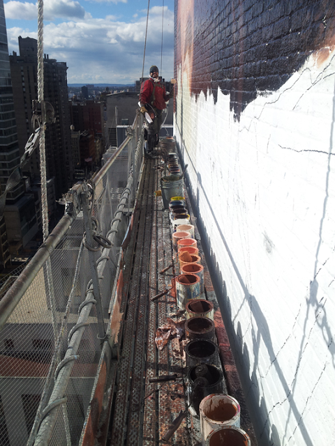 Impresionante mural de 45 metros de El Hobbit