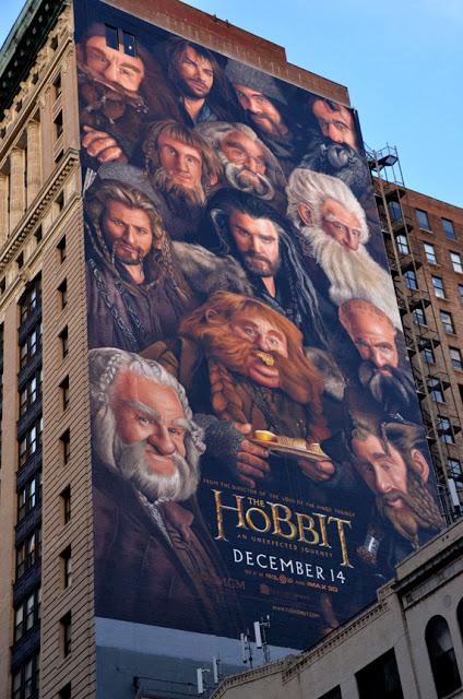 Impresionante mural de 45 metros de El Hobbit