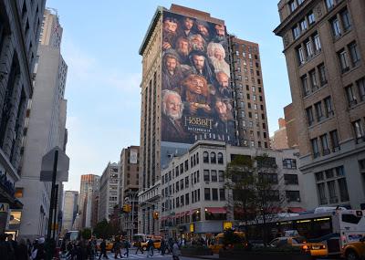 Impresionante mural de 45 metros de El Hobbit