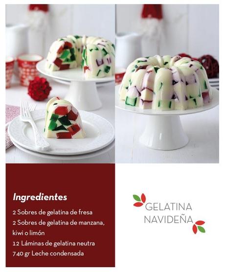 gelatina navideña gelatinanavideña 1 Receta de gelatina navideña