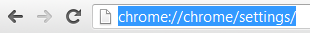 Chrome Settings