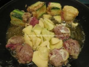 patata-carne 5 Patatas y calabacín rellenos de carne