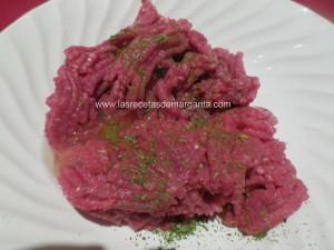 patatas-carne Patatas y calabacín rellenos de carne