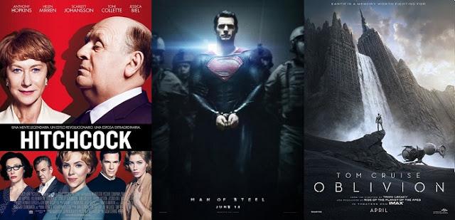 Tráilers en español de 'El Hombre de Acero', 'Oblivion' y 'Hitchcock'
