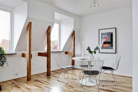 vigas de madera ático suelos de roble espigado sofa blanco ikea sillas emaes dsx side chair bertoia promoción kenay home muebles vitra muebles knoll muebles eames muebles de diseño contemporáneo lounge chair eames diseño nórdico diseño de interiores decoración sueca decoración salones decoración nórdica decoración escandinava decoración en blanco decoración de interiores decoración de áticos decoración comedores decoración cocinas cocinas modernas blog nórdico blog interiorismo blog decoración 