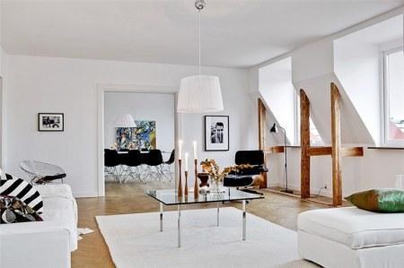 vigas de madera ático suelos de roble espigado sofa blanco ikea sillas emaes dsx side chair bertoia promoción kenay home muebles vitra muebles knoll muebles eames muebles de diseño contemporáneo lounge chair eames diseño nórdico diseño de interiores decoración sueca decoración salones decoración nórdica decoración escandinava decoración en blanco decoración de interiores decoración de áticos decoración comedores decoración cocinas cocinas modernas blog nórdico blog interiorismo blog decoración 