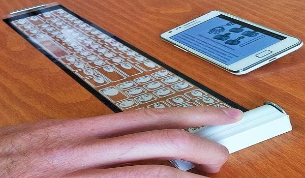 Qii, un genial teclado móvil que puede ser enrollado