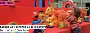 Trueque de juguetes en La Casa Encendida, en Madrid