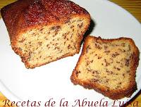 BIZCOCHO DE MANZANA CON CHOCOLATE