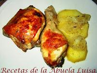 MUSLOS DE POLLO AL HORNO CON MIEL