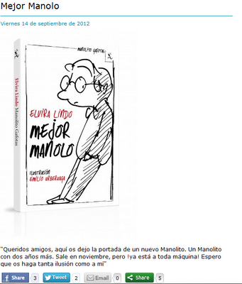 Lectura conjunta y vuelta de Manolito (y mía).