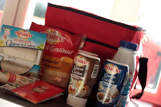 Brochetas pollo con queso cocina President