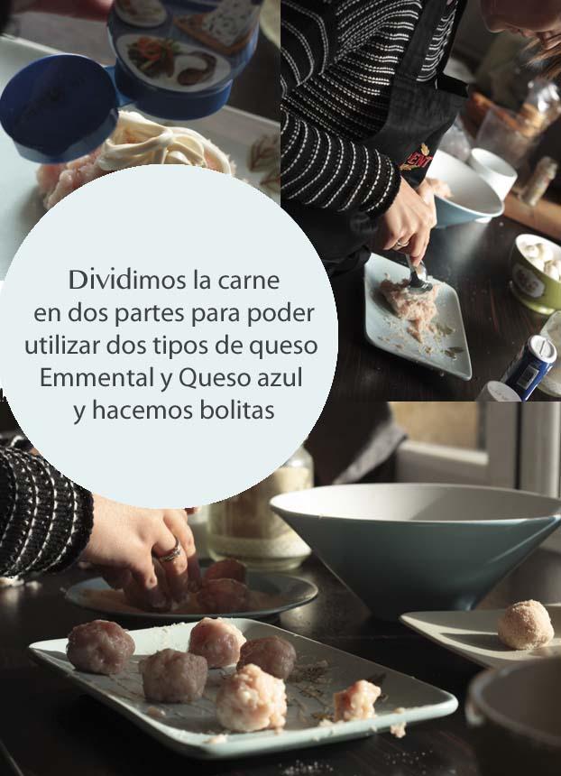 Brochetas pollo con queso cocina President