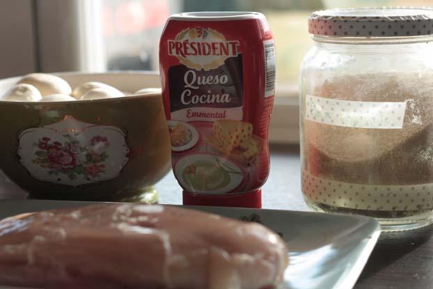 Brochetas pollo con queso cocina President