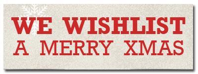We wishlist a merry xmas