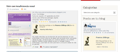 Premios 20Blogs 2012