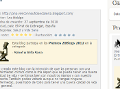 Premios 20Blogs 2012