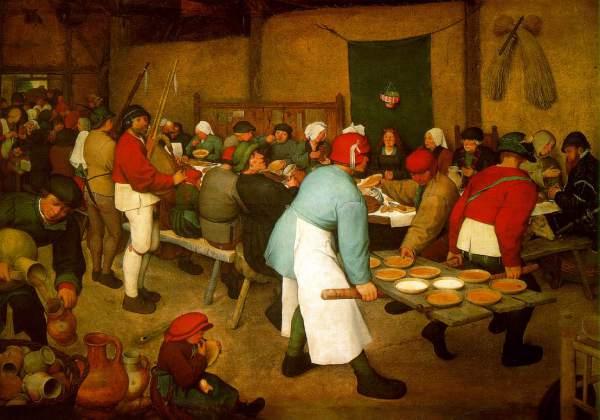 'Banquete nupcial', de Pieter Brueghel el Viejo.