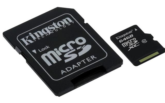 Kingston anuncia una Tarjeta de 64GB microSDXC Clase 10