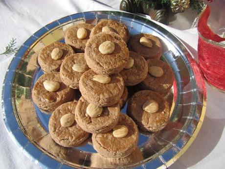 Mantecados de almendra y chocolate fáciles