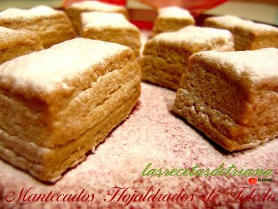 Mantecados manchegos con vino de naranja y 500000 visitas.