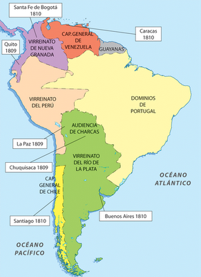 Juntas de gobierno en Sudamérica (creartehistoria)