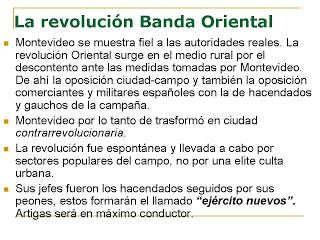 Características de la Revolución en la Banda Oriental (creartehistoria)