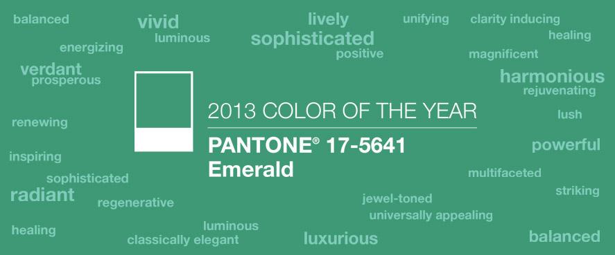 It Friday: Colour of the Year, Emerald