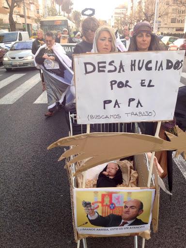 Portal de Belén viviente en Cádiz