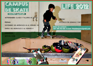 Campus de skate en Navidad.