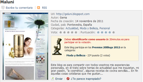 PREMIOS 20BLOGS