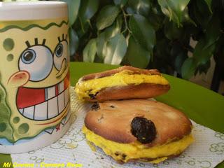 TORTAS DE RON Y PASAS O GALLETAS DE RON Y PASAS RELLENAS DE NARANJA