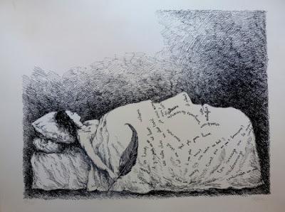 La muerte es cuando deja de gotear.Es árida como un beso ...