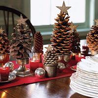 Viste tu casa de Navidad: adornos y centros de mesa