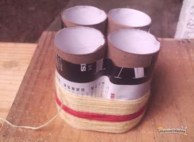 Seguimos reciclando rollos de papel