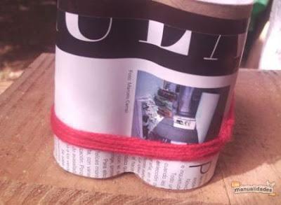 Seguimos reciclando rollos de papel