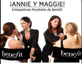 Captura de pantalla 2012 12 15 a las 09.17.37 Annie y Maggie Ford Danielson (Embajadoras Mundiales de Benefit) nos descubren algunos trucos de belleza