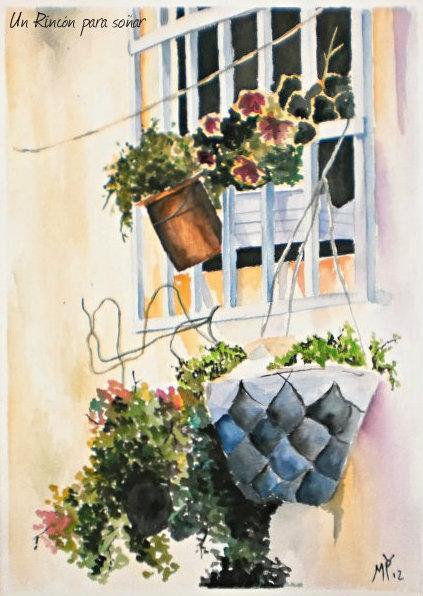 En clases de Acuarela V En clases de Acuarela V