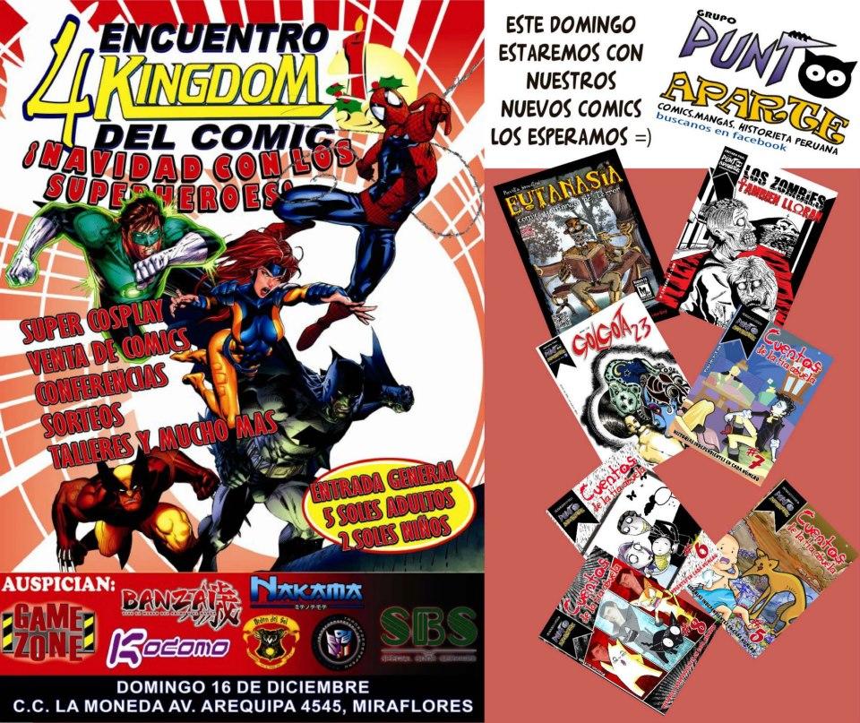 este 16 de diciembre estaremos en el encuentro kingdom comics n___n