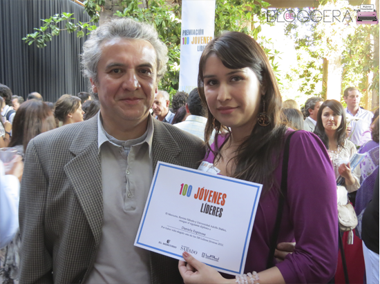 Por haber sido premiada como joven líder 2012... ¡Gracias Be Bloggera!
