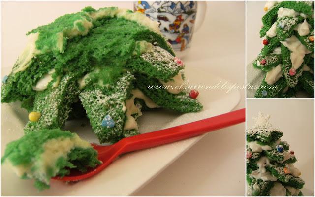 Árbol de Navidad en 3D de Bizcocho. DÍA 16 Calendario de Adviento'12