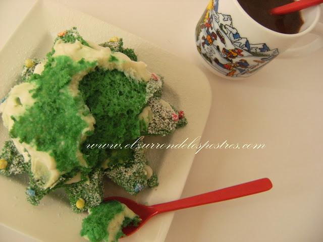 Árbol de Navidad en 3D de Bizcocho. DÍA 16 Calendario de Adviento'12