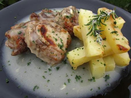 Solomillo confitado a las finas hierbas