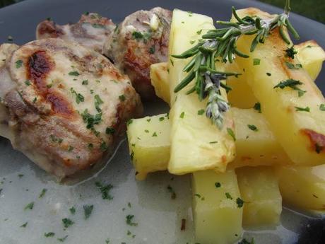 Solomillo confitado a las finas hierbas