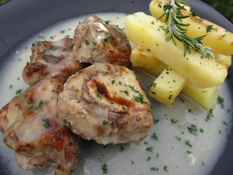 Solomillo confitado a las finas hierbas