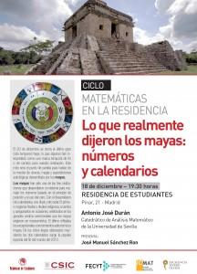 Lo que realmente dijeron los mayas en Matemáticas en la Residencia