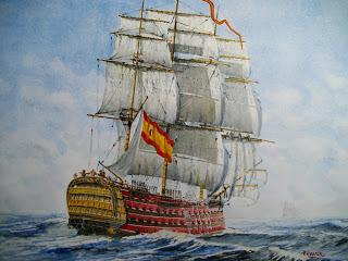 Real Armada Española. Navío Santísima Trinidad (1).