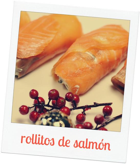 rollitos de salmon - salmon rolls